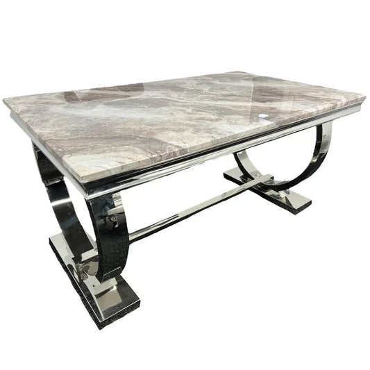 Arianna Marble Dining Table - 1.5m, 1.8m, 2.0m Ravensthorpe Home Centre