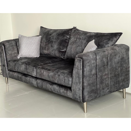 Vevo 3 Seater Fabric Sofa