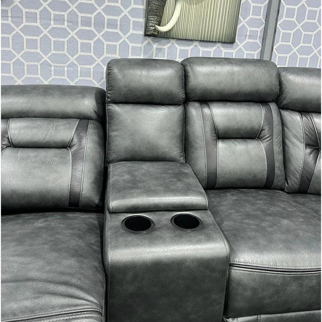Nova Electric Recliner Leather Corner Sofa Ravensthorpe Home Centre
