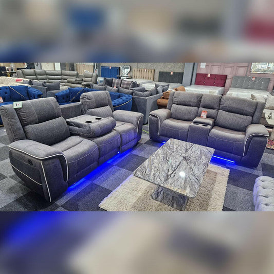 Hannah 3+2 Electric Recliner Suite Ravensthorpe Home Centre