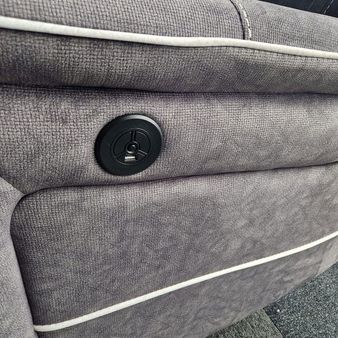 Hannah Corner Recliner Sofa in Fibre Fabric Ravensthorpe Home Centre