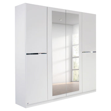 Rauch Dorsten 4 Door Alpine white 181cm  Ravensthorpe Home Centre