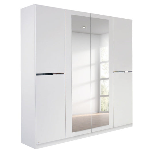 Rauch Dorsten 4 Door Alpine white 181cm  Ravensthorpe Home Centre