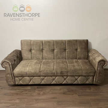 Oxford 3 Seater Turkish Settee in Mink Ravensthorpe Home Centre