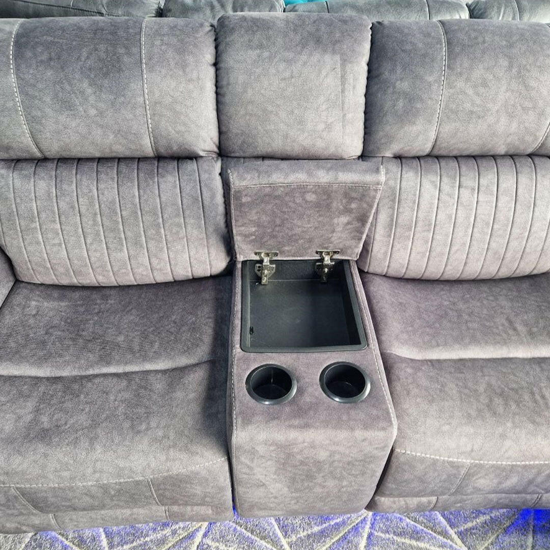Hannah Corner Recliner Sofa in Fibre Fabric Ravensthorpe Home Centre