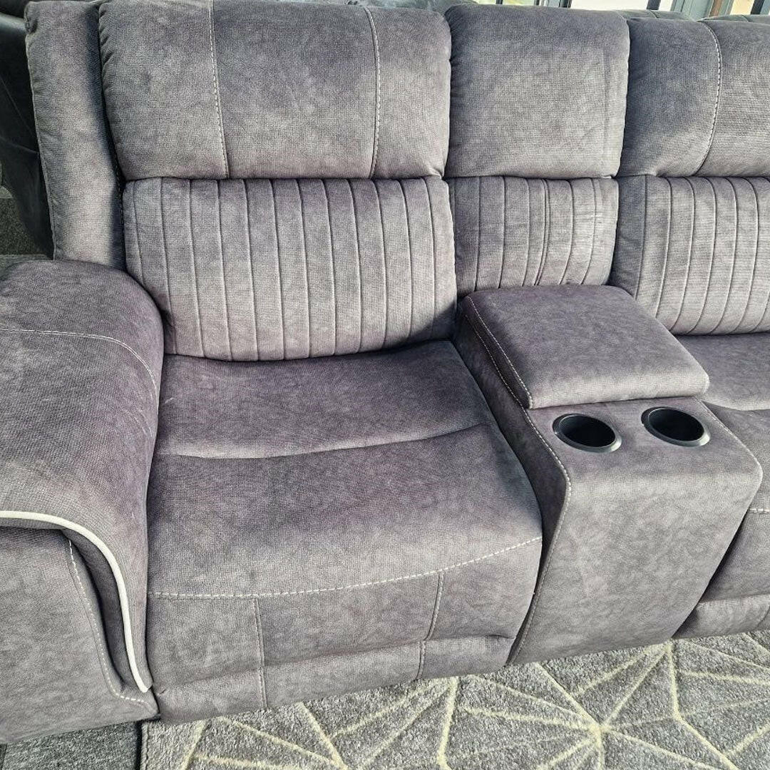 Hannah Corner Recliner Sofa in Fibre Fabric Ravensthorpe Home Centre