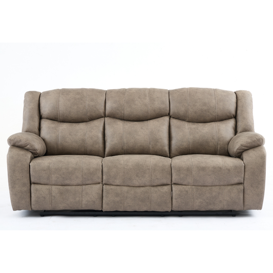Paris Recliner Sofa in Mink with Cupholders Ravensthorpe Home Centre