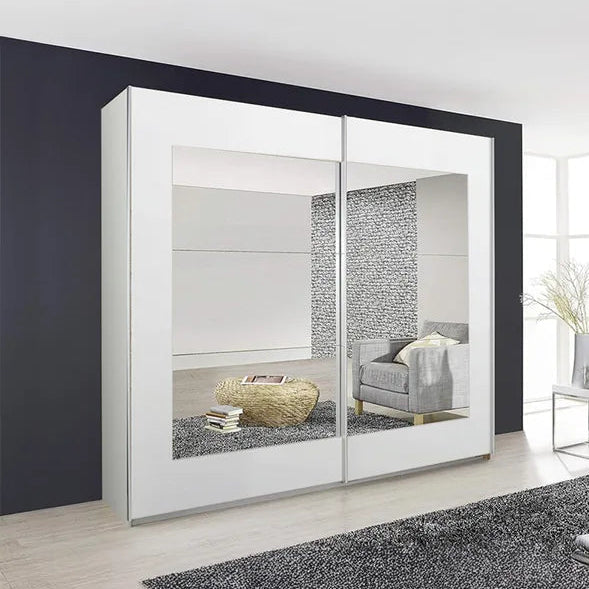 Rauch Alegro Sliding Wardrobe in White 181cm Ravensthorpe Home Centre