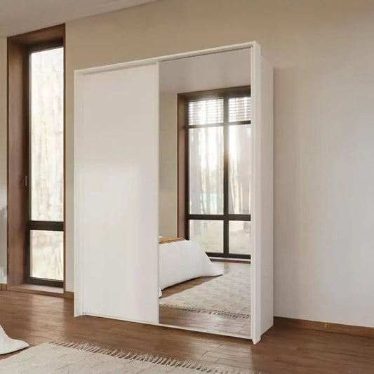 Rauch Taro 2 Door Sliding Wardrobe with 1 Mirror Ravensthorpe Home Centre