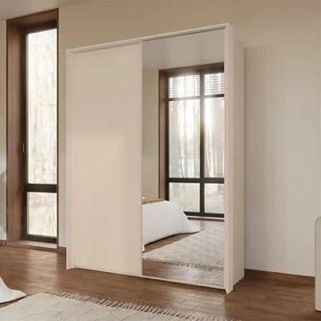Rauch Taro 2 Door Sliding Wardrobe with 1 Mirror Ravensthorpe Home Centre