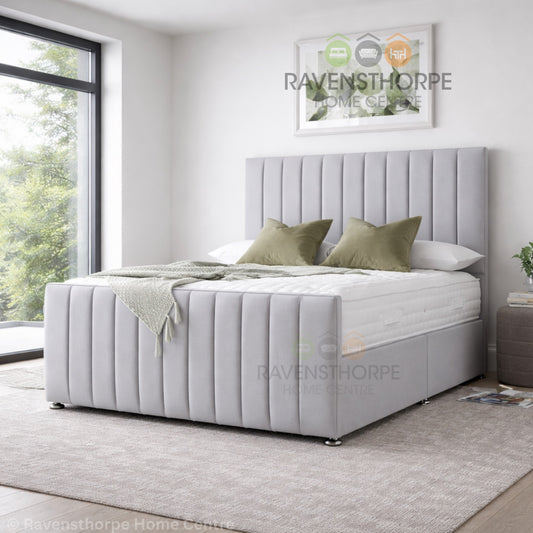 Canterbury Divan Bed with Headboard and Footboard