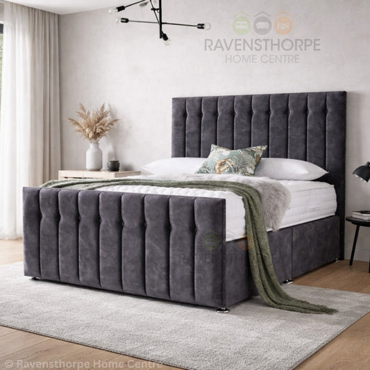 Lincoln Divan Bed with Headboard and Footboard