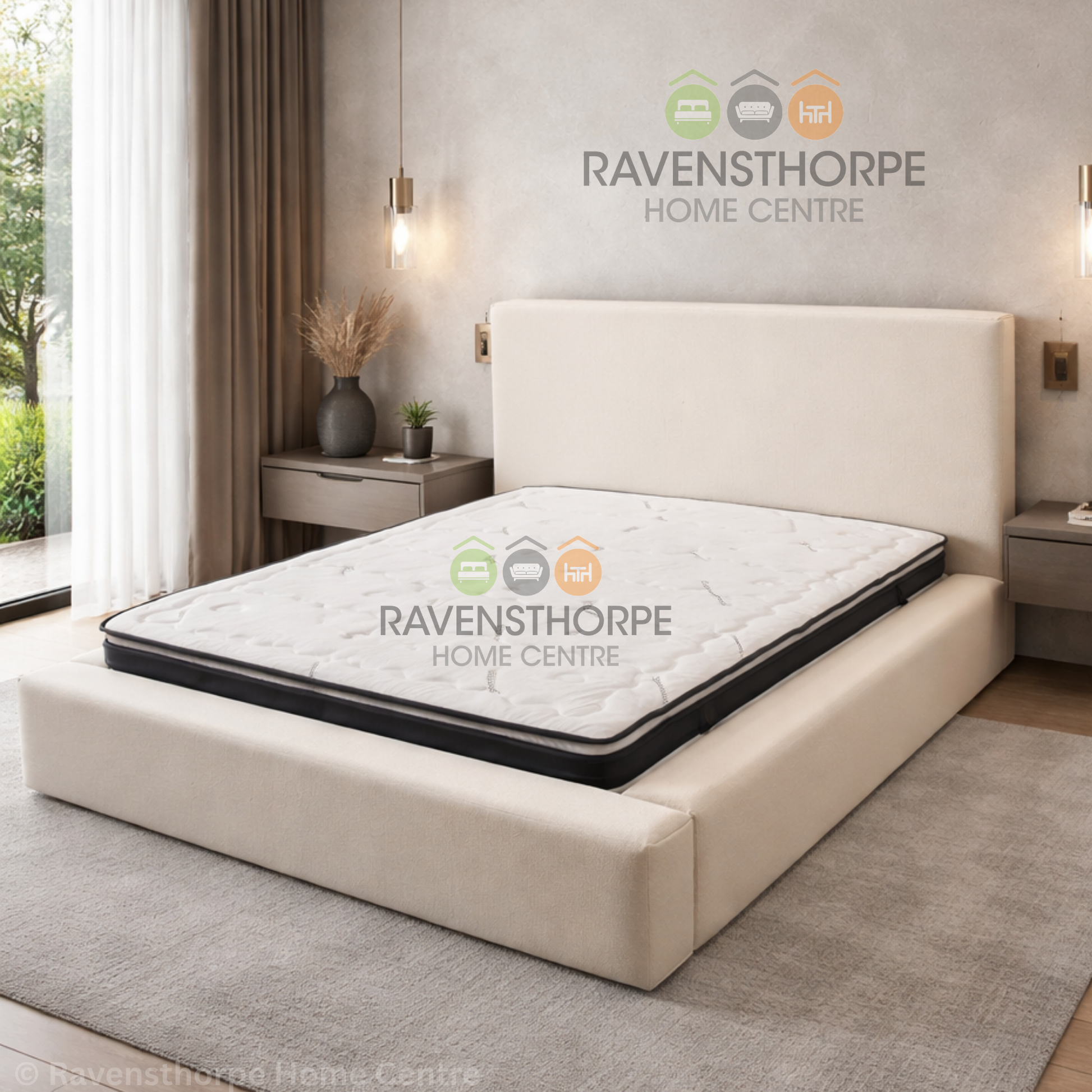Vienna Teddy Boucle Bed Frame Ravensthorpe Home Centre