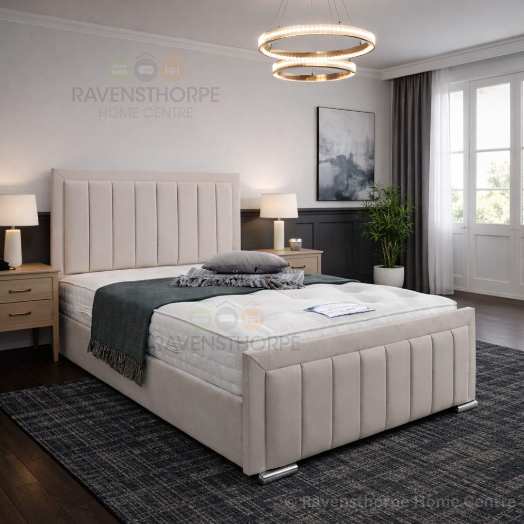 Lucy Linear Panelled Bed Frame Ravensthorpe Home Centre