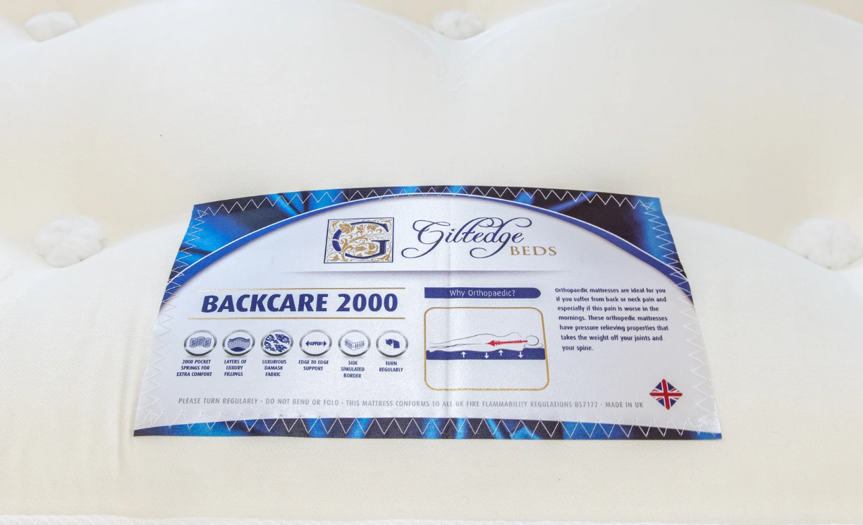 Backcare 2000 Pocket Sprung Mattress Ravensthorpe Home Centre