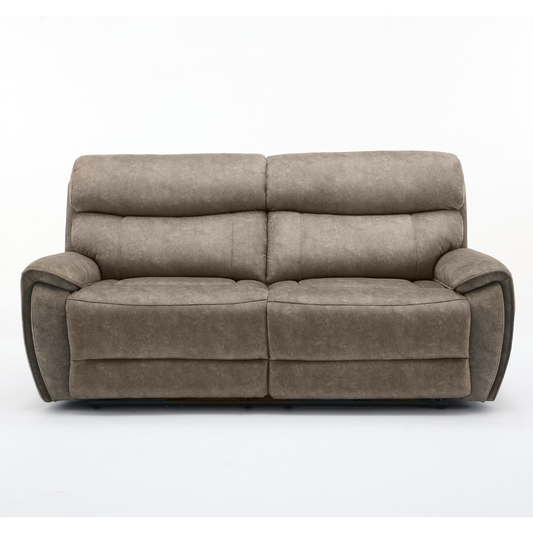 Seville 3 Seater Electric Recliner in Taupe Ravensthorpe Home Centre