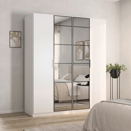Rauch Acero 4 Door Wardrobe in Alpine White