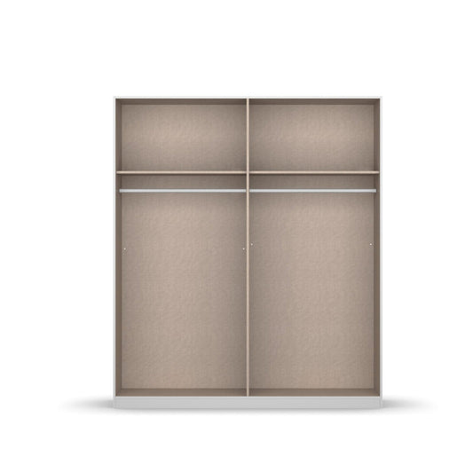 Rauch Alegro Sliding Wardrobe in White 181cm Ravensthorpe Home Centre