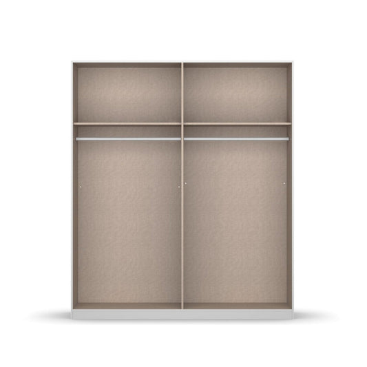 Rauch Alabama 4 Door Hinged Wardrobe in Champagne Ravensthorpe Home Centre