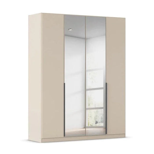 Rauch Alabama 4 Door Hinged Wardrobe in Champagne Ravensthorpe Home Centre