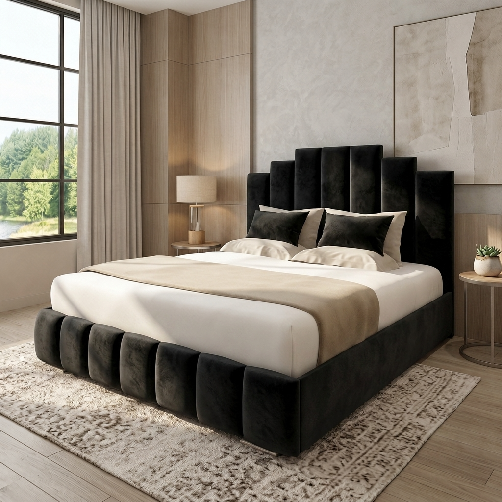 The Art Deco Bed Style Ravensthorpe Home Centre