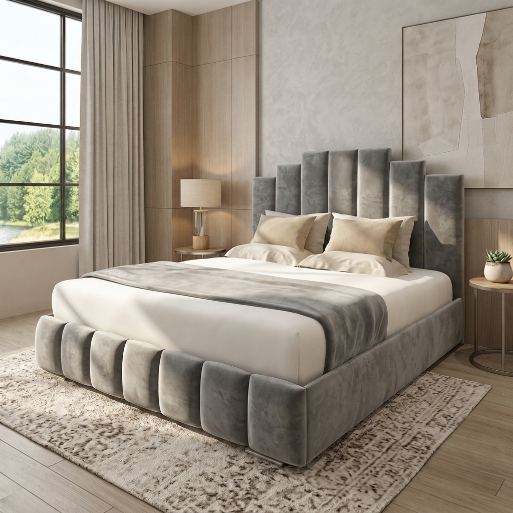 The Art Deco Bed Style Ravensthorpe Home Centre