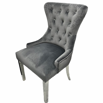 Chelsea Knocker Dining Chair in Grey