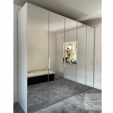 5 Door Mirror Wardrobe