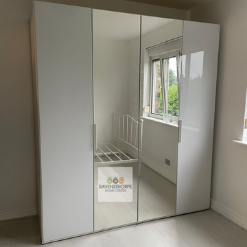 Rauch Miramar 4 Door Hinged Wardrobe 201cm - White