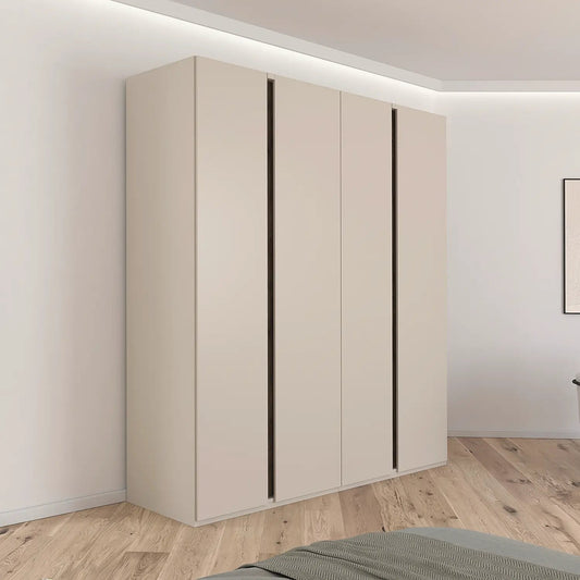 Rauch Luana 4 Door Wardrobe in Champagne 201cm Ravensthorpe Home Centre