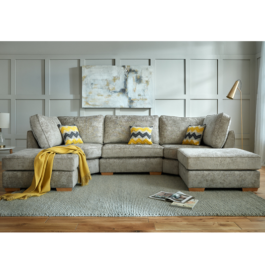 Nova U Shape Fabric Sofa Ravensthorpe Home Centre