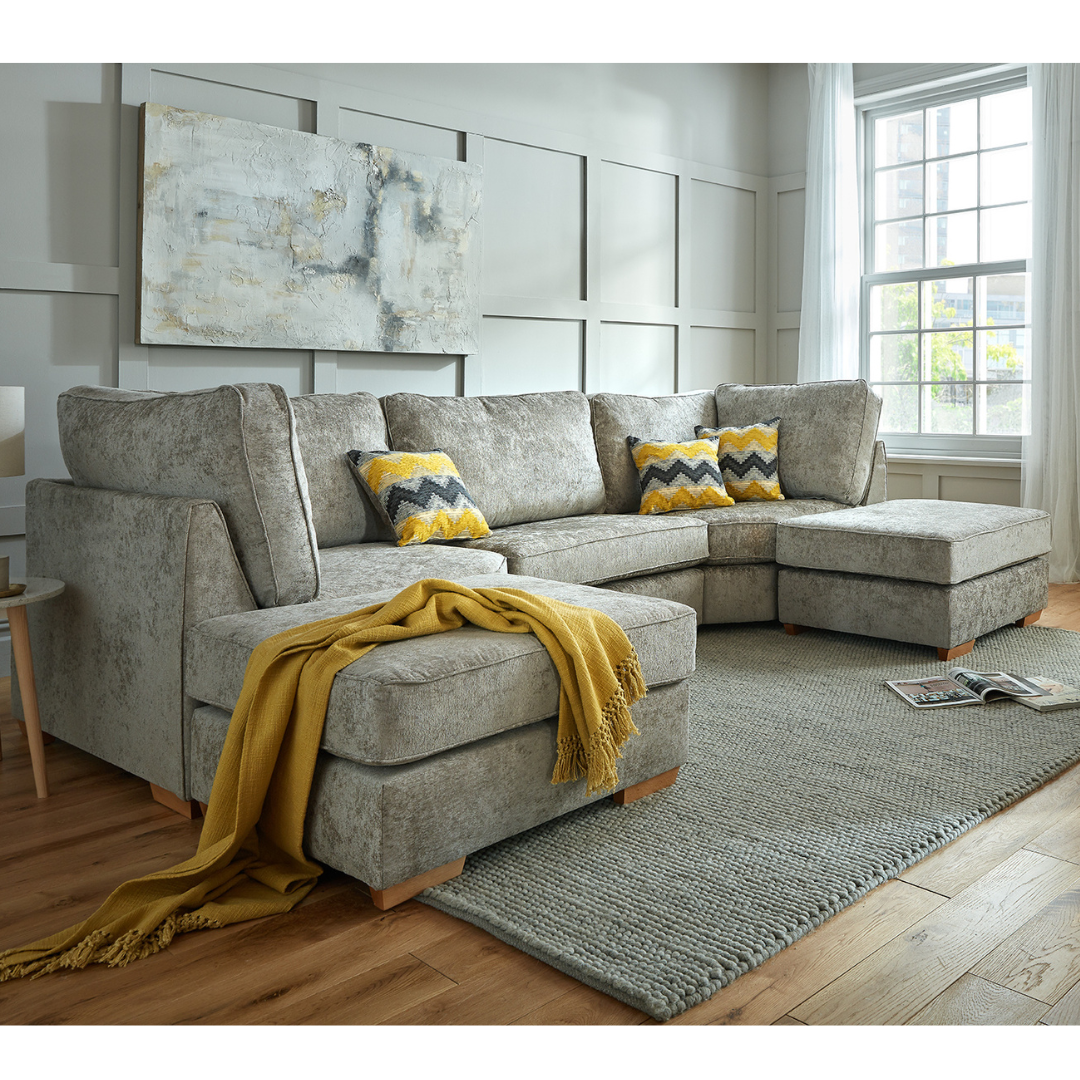 Nova U Shape Fabric Sofa Ravensthorpe Home Centre