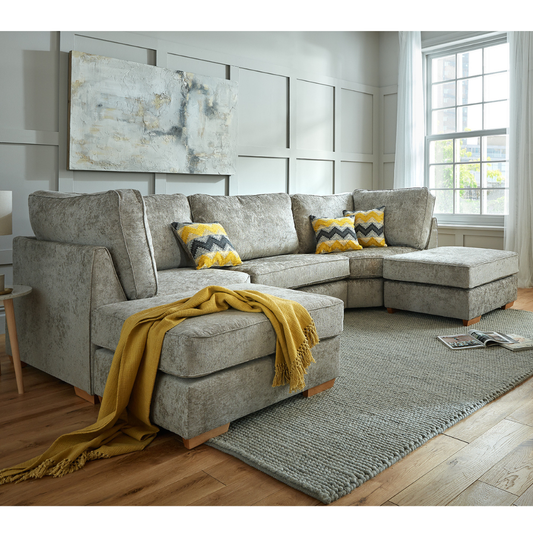 Nova U Shape Fabric Sofa Ravensthorpe Home Centre