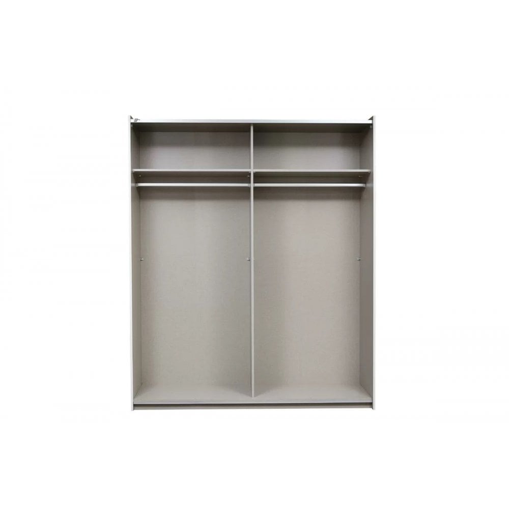 Korbach 218cm Sliding Door Wardrobe in Stone Grey Ravensthorpe Home Centre
