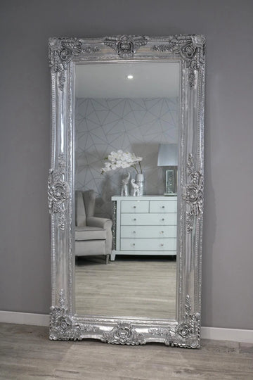 Paris Ornate Mirror in Silver Ravensthorpe Home Centre