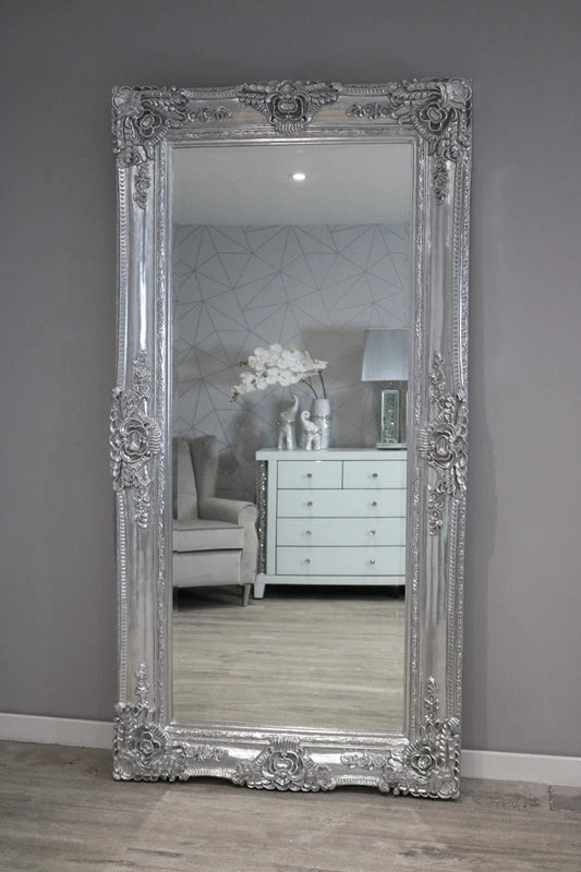 Paris Ornate Mirror in Silver Ravensthorpe Home Centre
